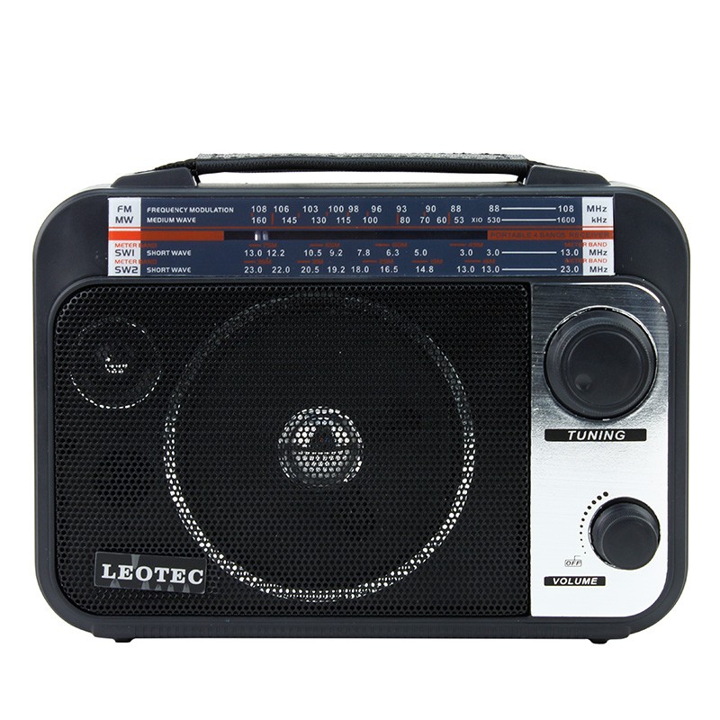 Radio boxa portabila 5W, 4 benzi FM/MW/SW1-2, Jack 3.5 mm, Leotec - imagine 6